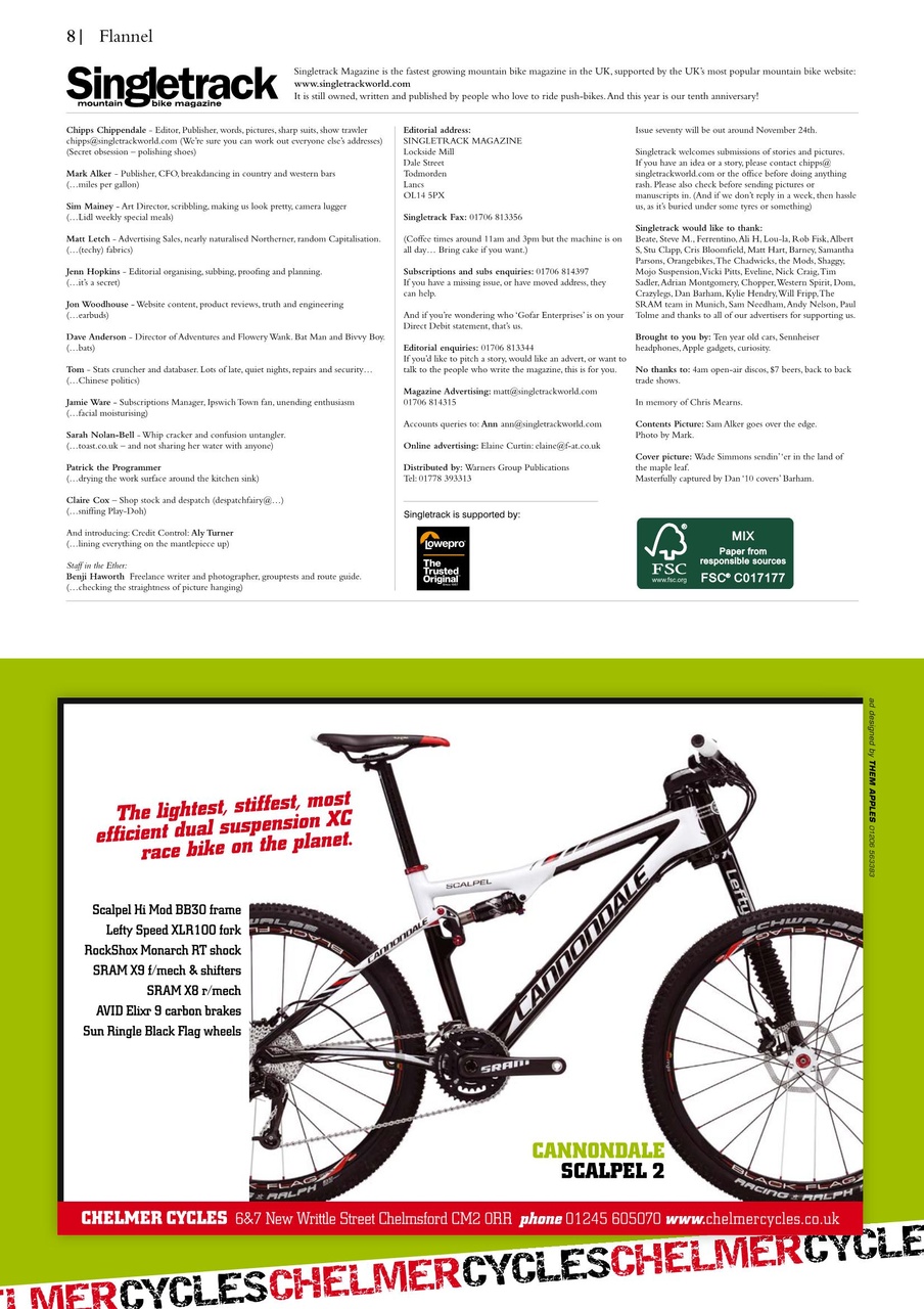 Singletrack Preview Pages