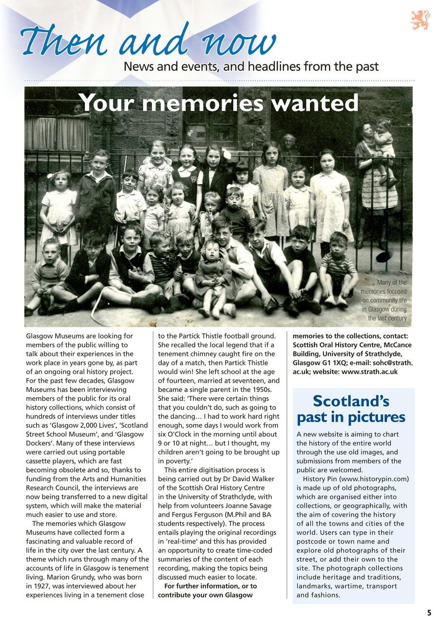 Scottish Memories Preview Pages