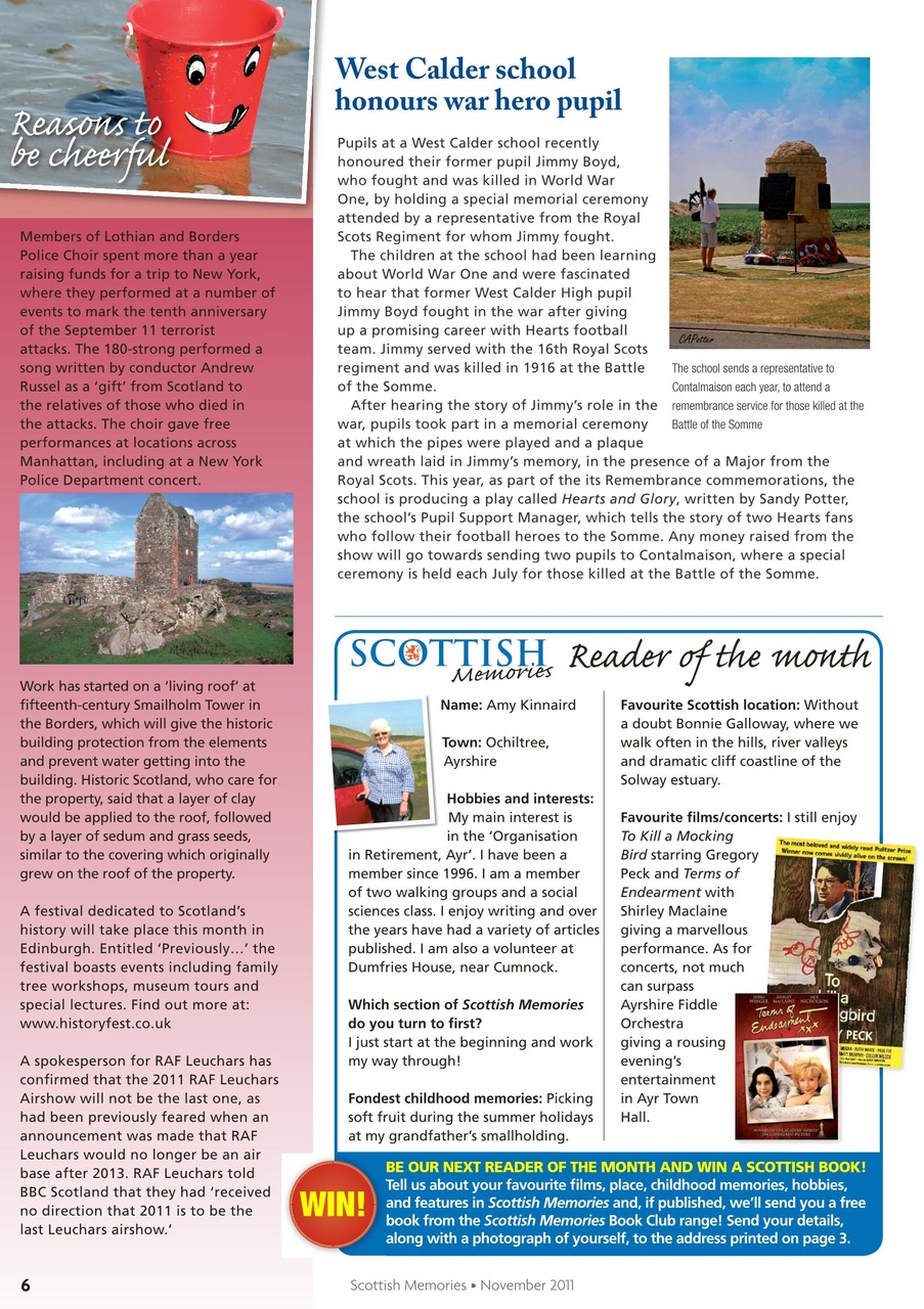 Scottish Memories Preview Pages