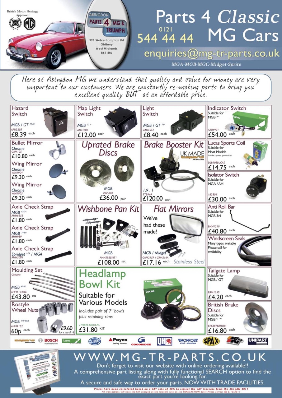 MG Enthusiast Preview Pages