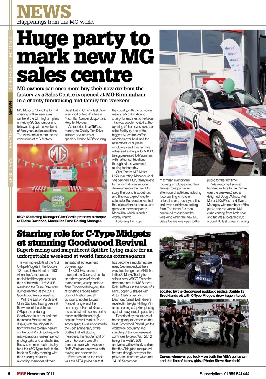 MG Enthusiast Preview Pages