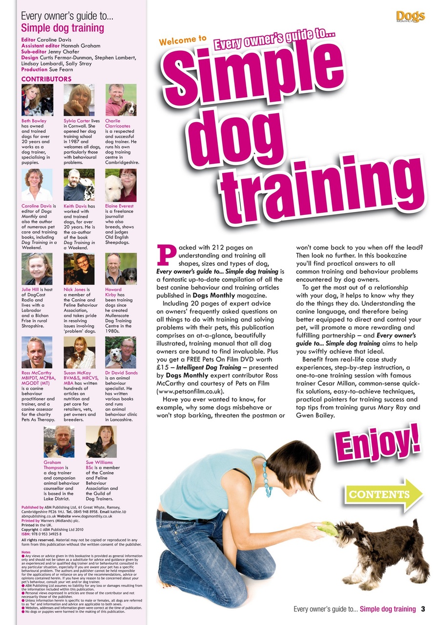 Dogs Monthly Preview Pages