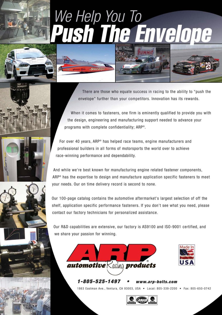 Race Engine Technology Preview Pages