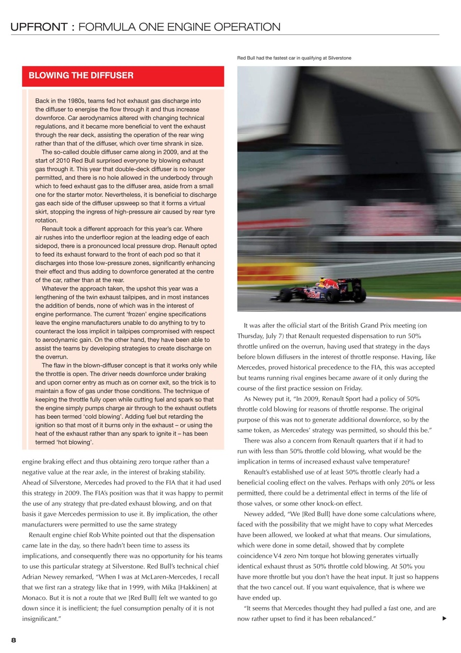 Race Engine Technology Preview Pages