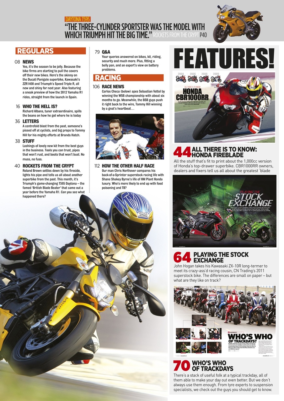 Superbike Magazine Preview Pages