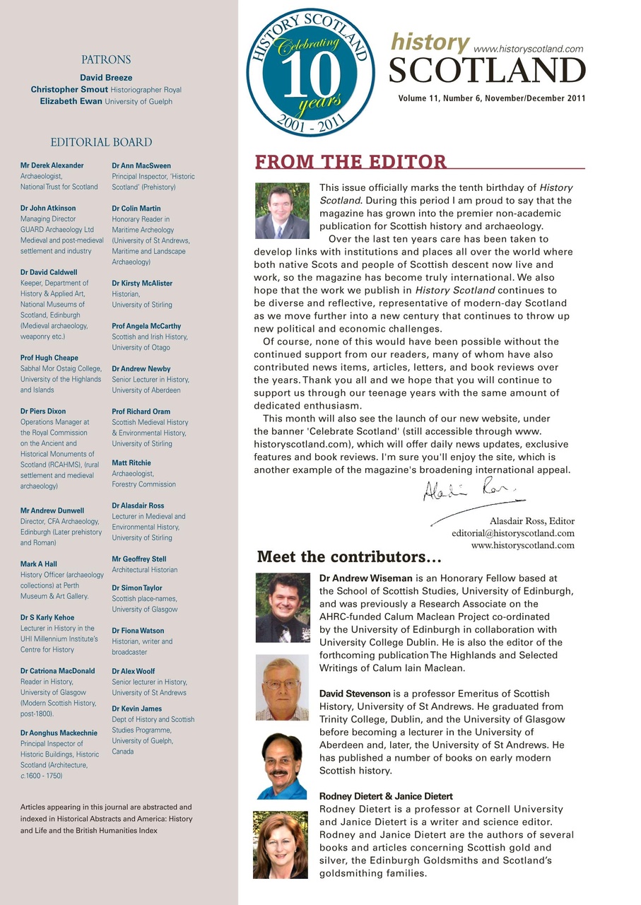 History Scotland Preview Pages