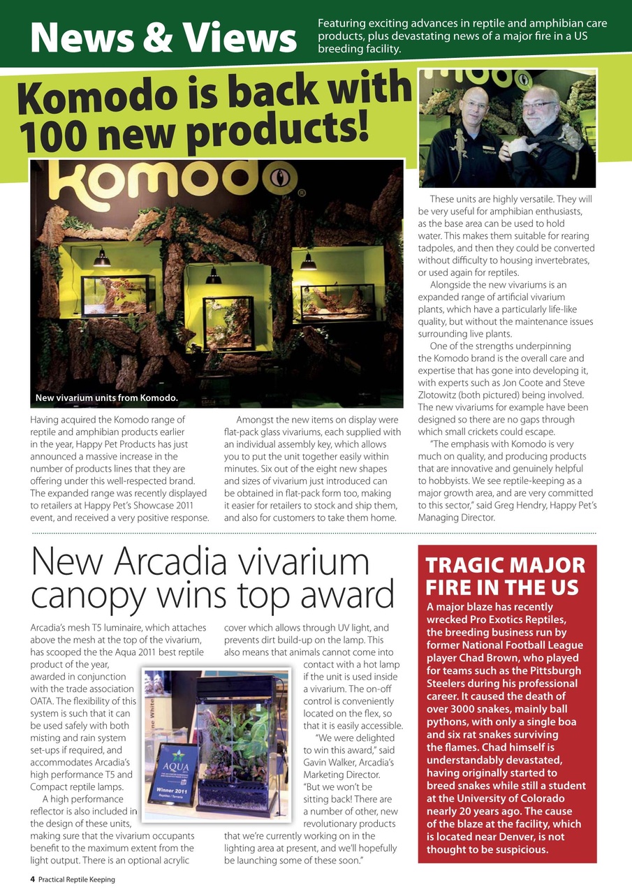 Practical Reptile Keeping Preview Pages