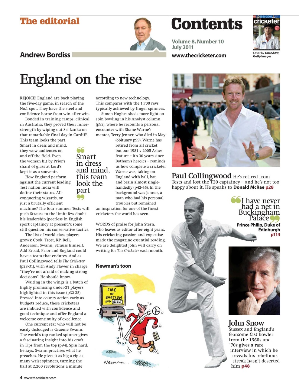 The Cricketer Magazine Preview Pages
