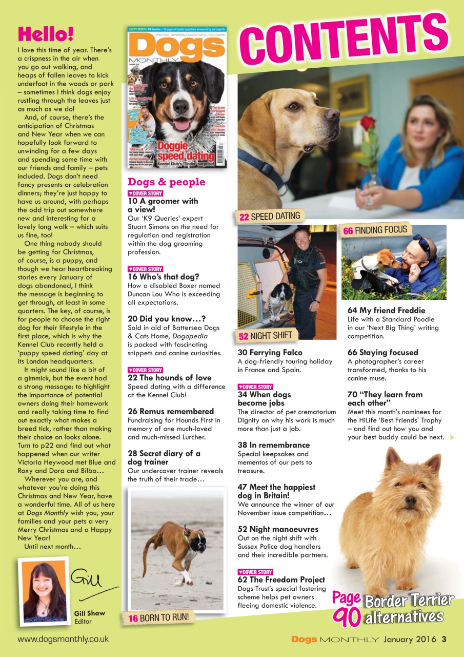 Dogs Monthly Preview Pages