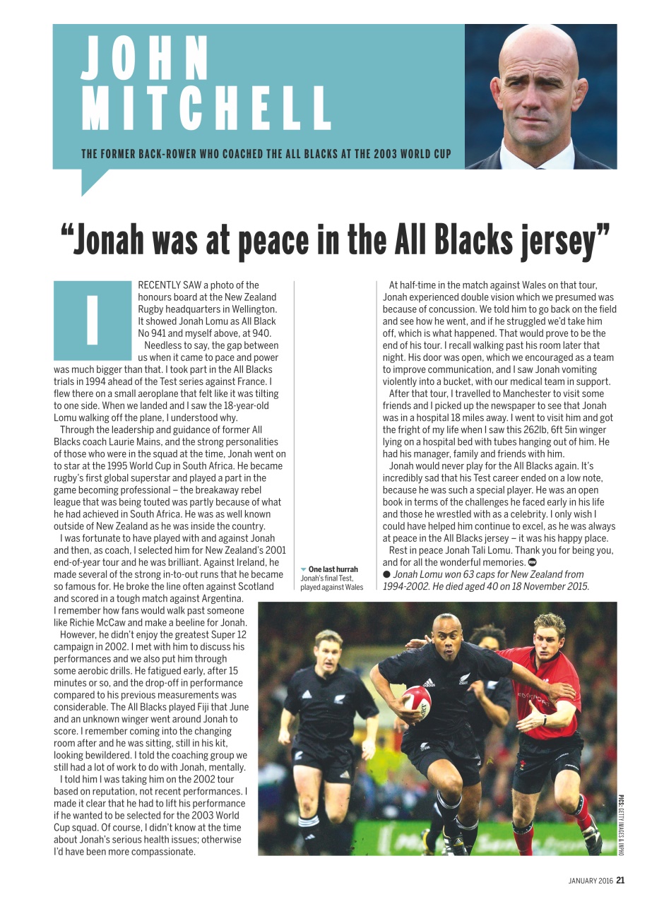 Rugby World Preview Pages