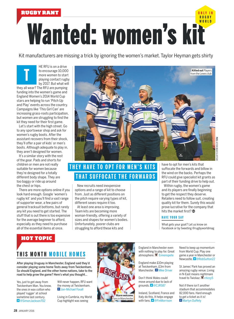 Rugby World Preview Pages