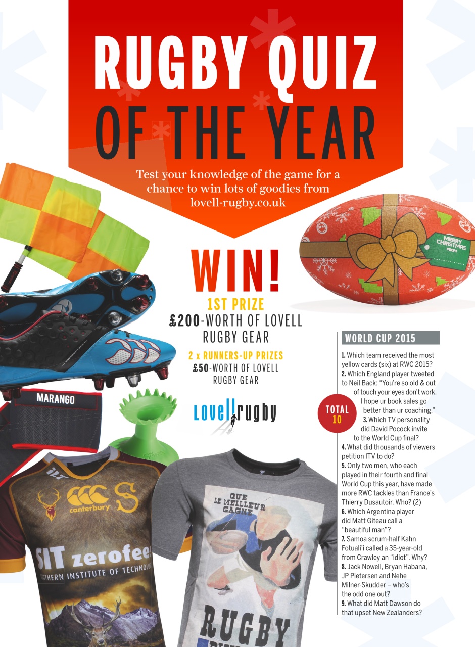 Rugby World Preview Pages