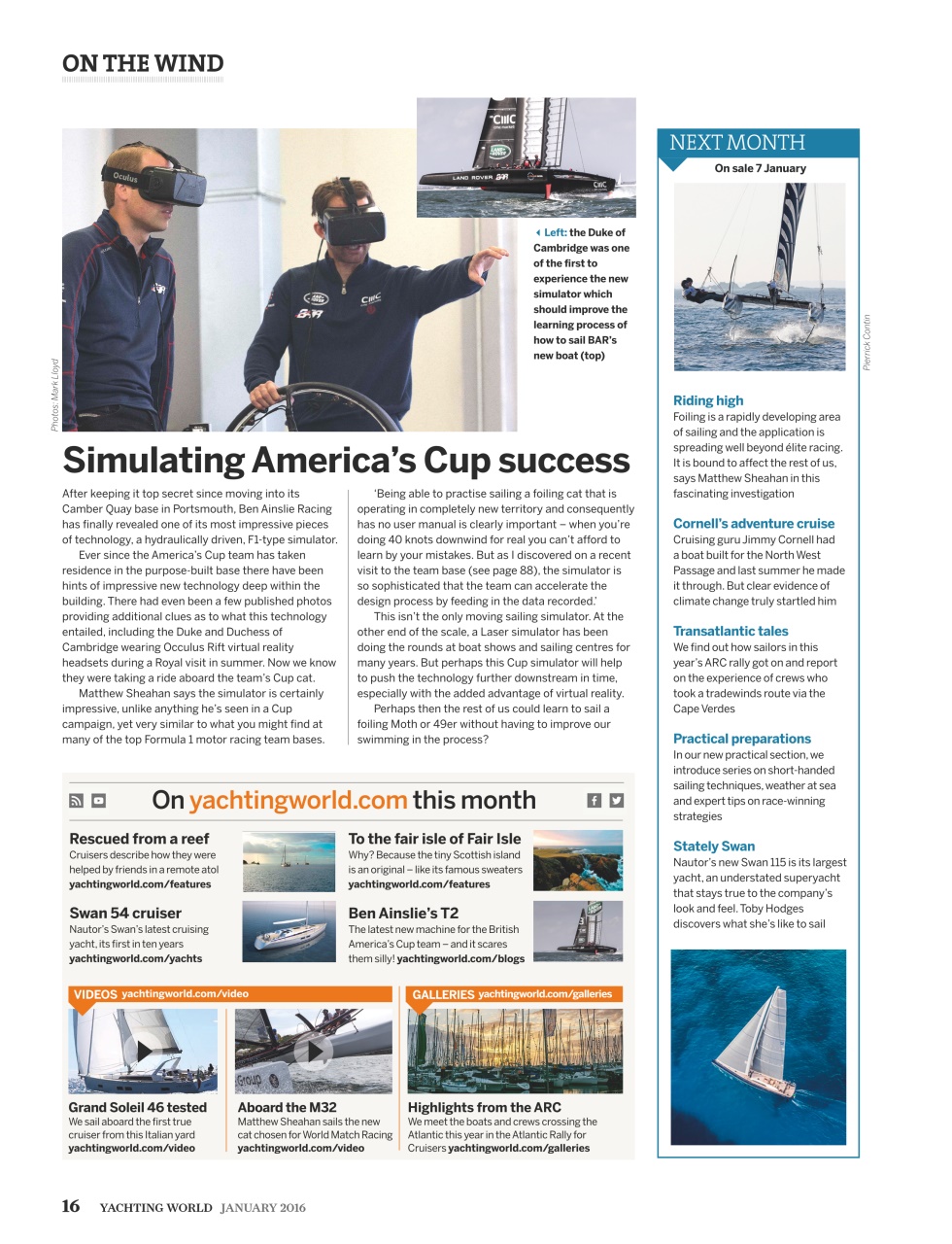Yachting World Preview Pages