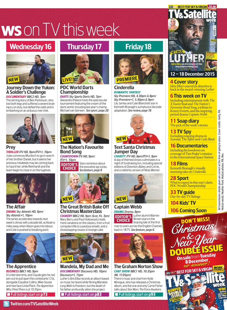 TV & Satellite Week Preview Pages