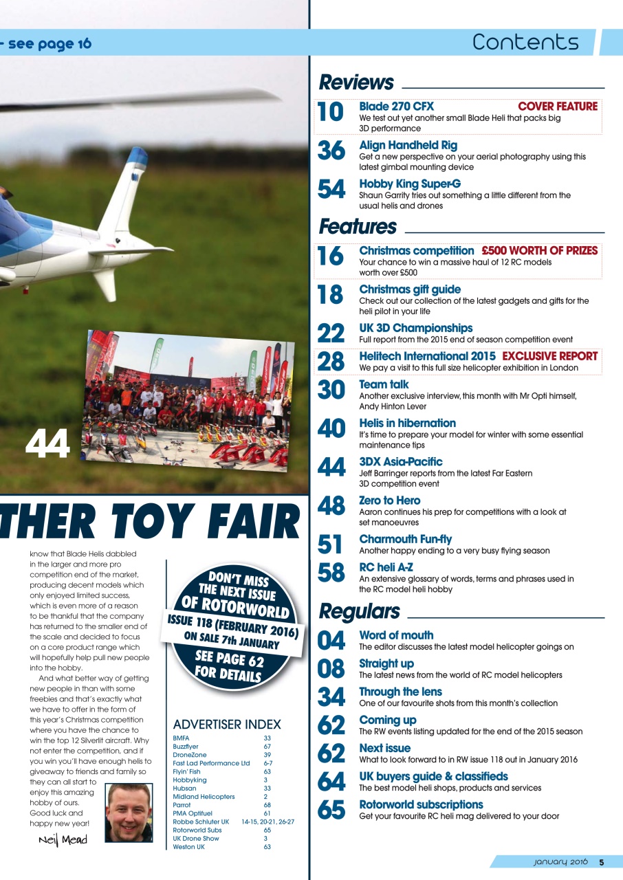 Radio Control Rotor World Preview Pages