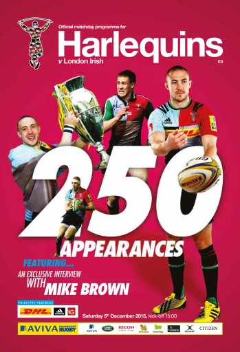 Harlequins issue 