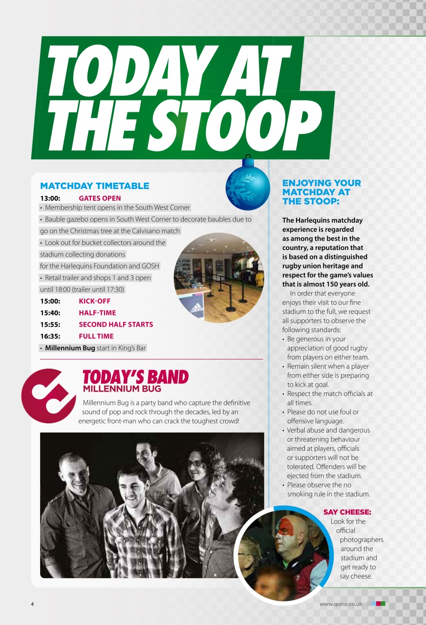 Harlequins Preview Pages