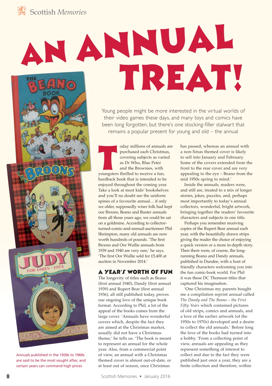 Scottish Memories Preview Pages