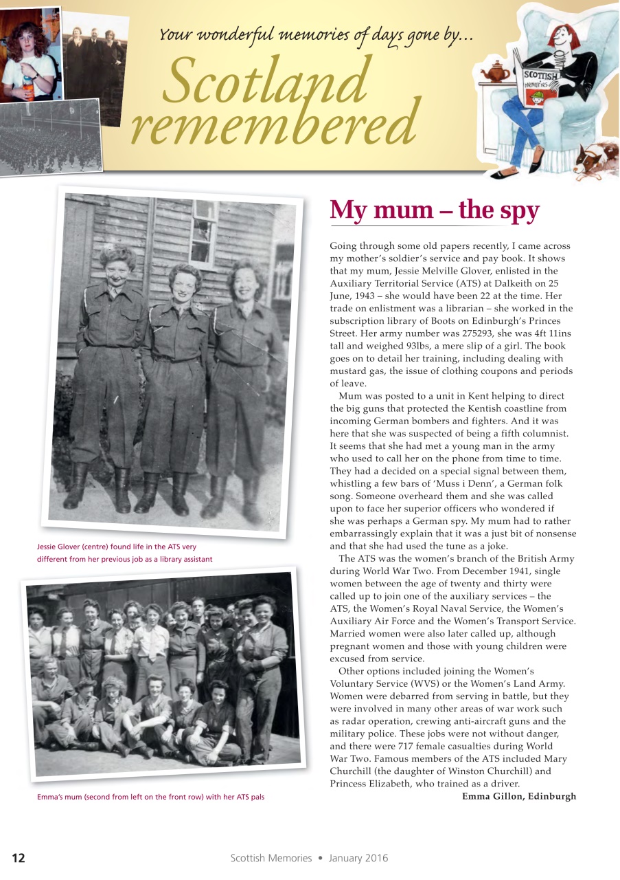 Scottish Memories Preview Pages