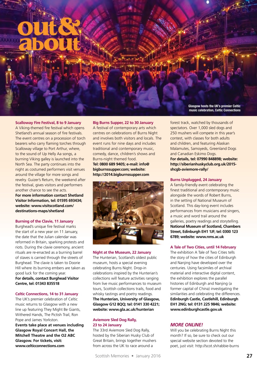 Scottish Memories Preview Pages