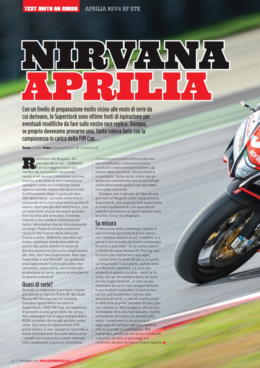 Superbike Italia Preview Pages