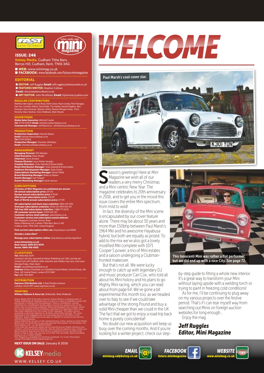 Mini Magazine Preview Pages