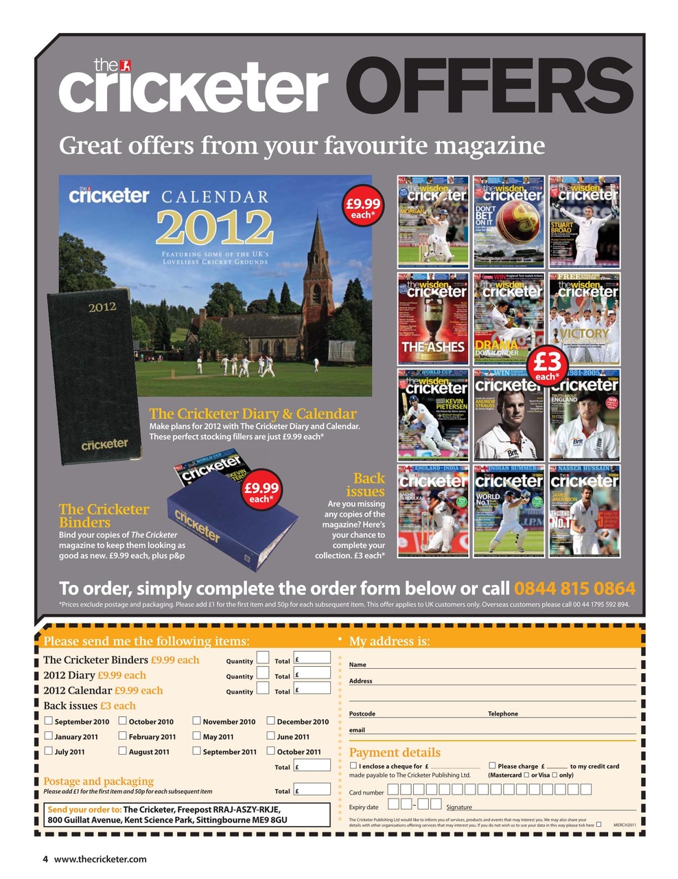 The Cricketer Magazine Preview Pages