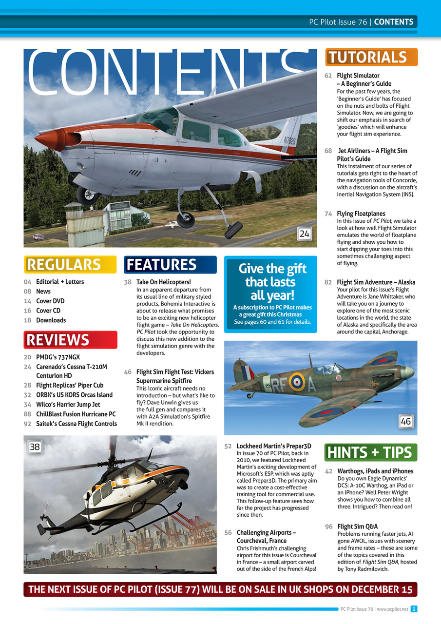 PC Pilot Preview Pages