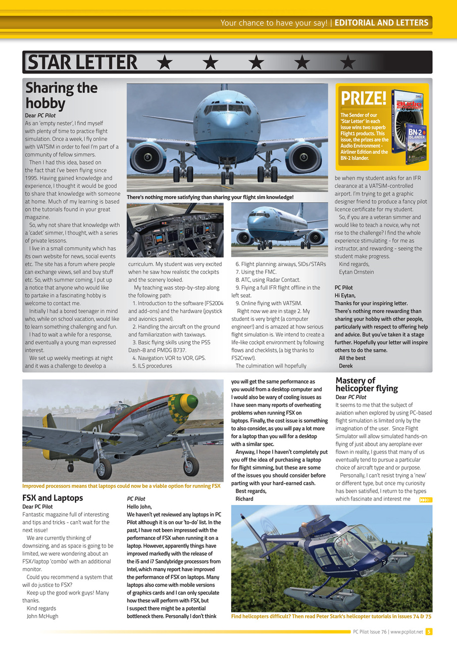 PC Pilot Preview Pages