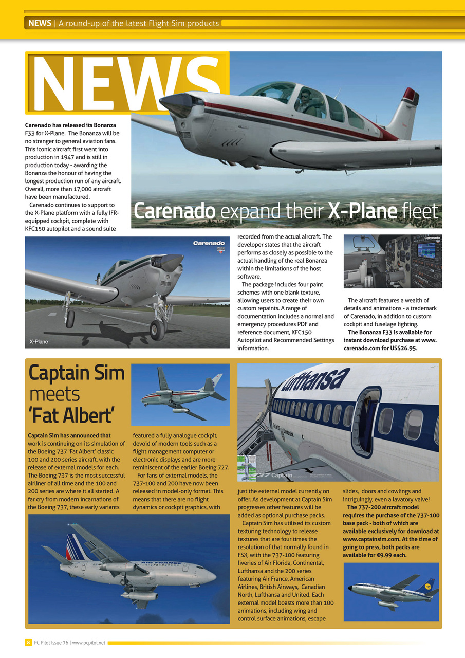 PC Pilot Preview Pages