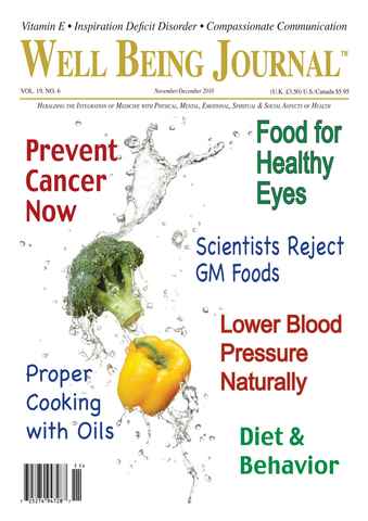 Well Being Journal issue November December 2010