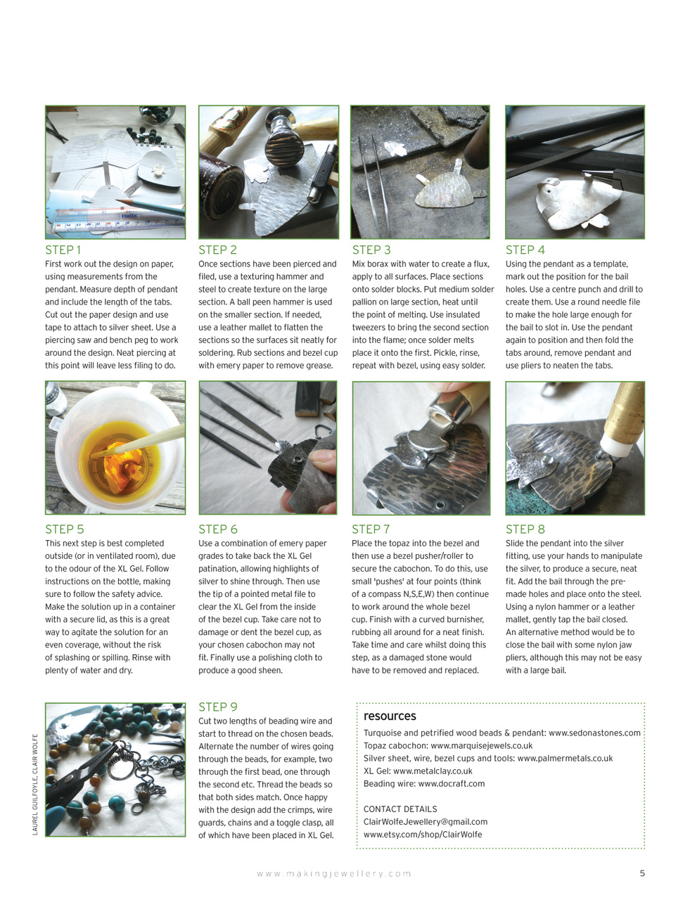 Making Jewellery Preview Pages