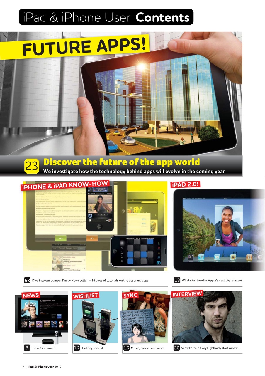 iPad and iPhone User Preview Pages