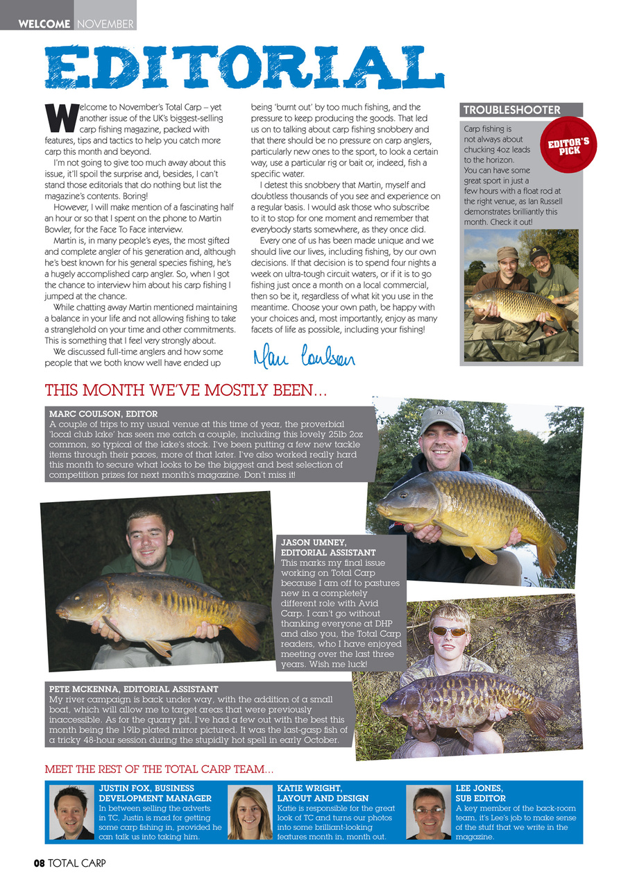 Total Carp Preview Pages