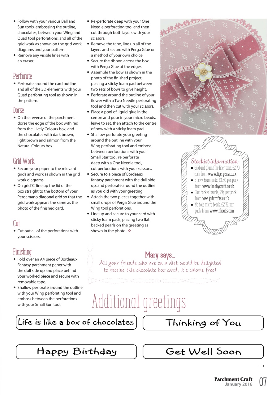 Parchment Craft Preview Pages