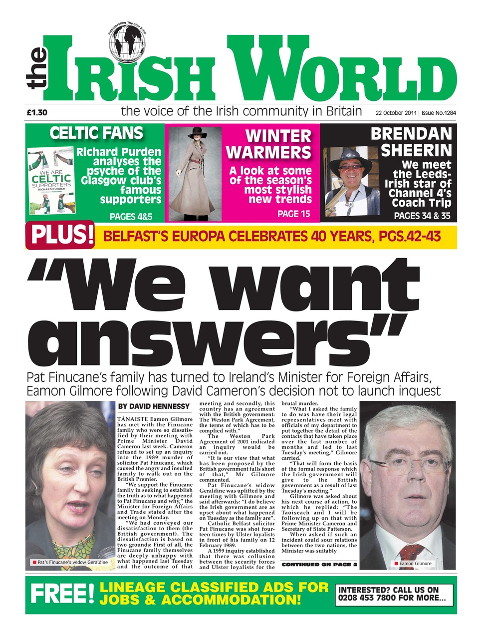 Irish World Preview Pages