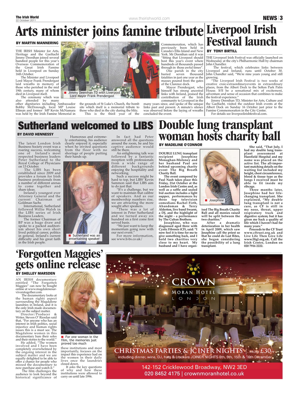 Irish World Preview Pages