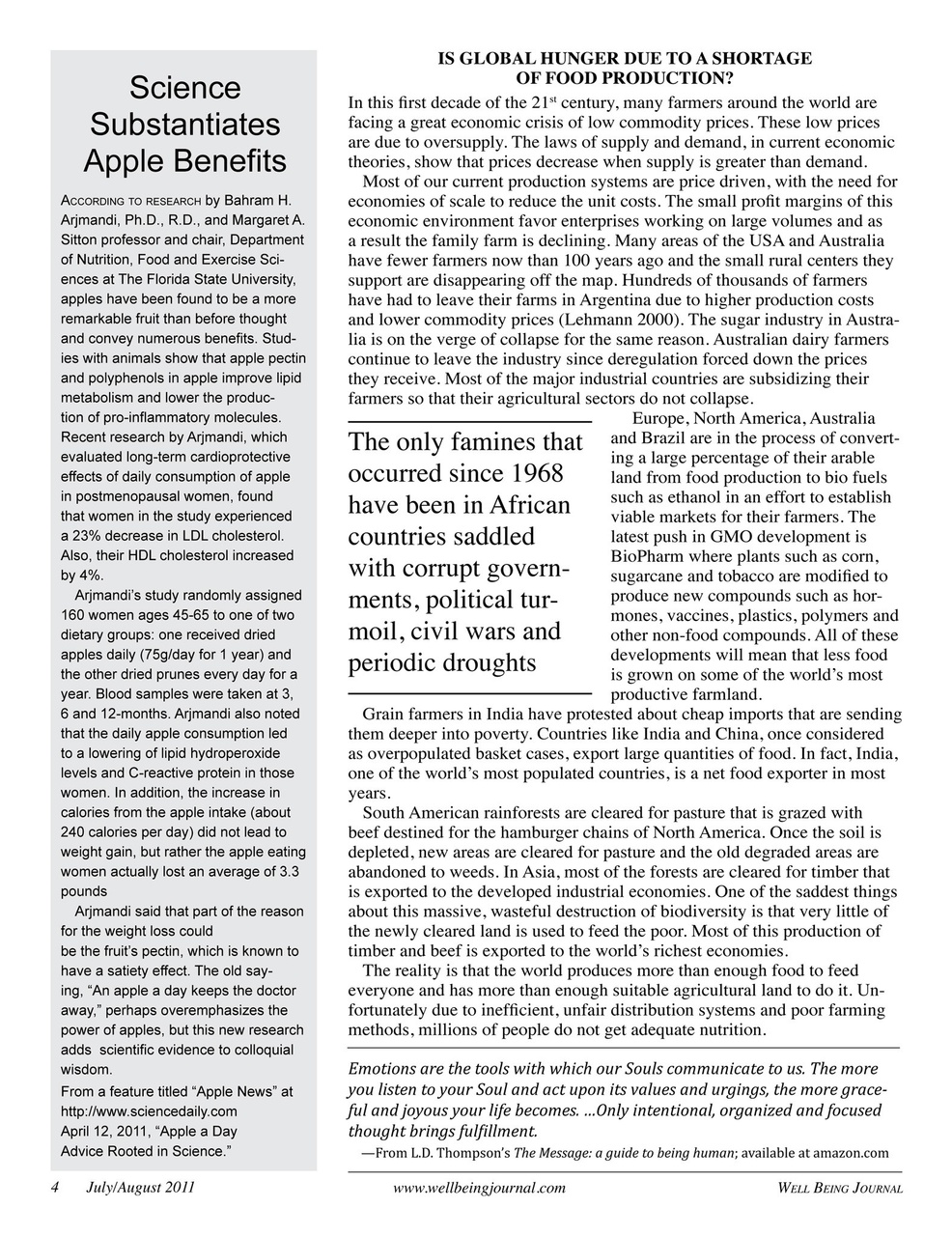 Well Being Journal Preview Pages