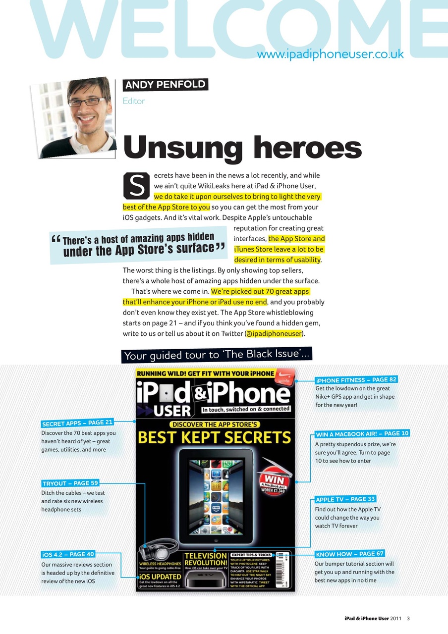 iPad and iPhone User Preview Pages