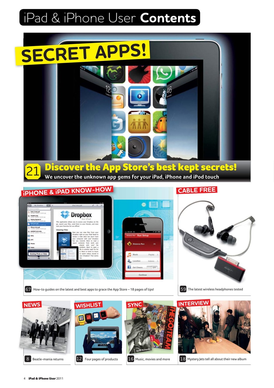 iPad and iPhone User Preview Pages