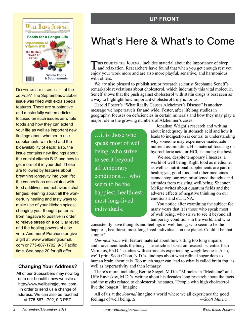 Well Being Journal Preview Pages