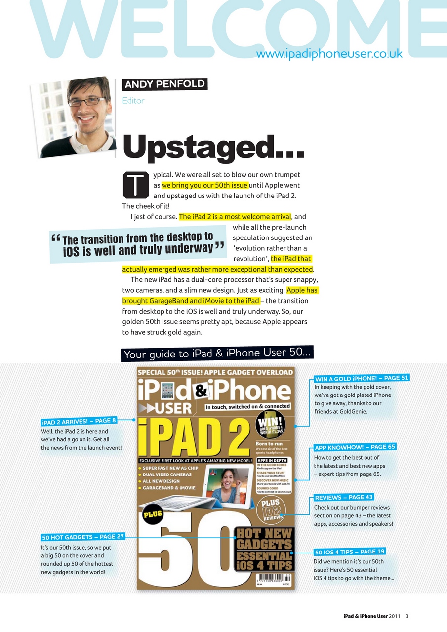 iPad and iPhone User Preview Pages
