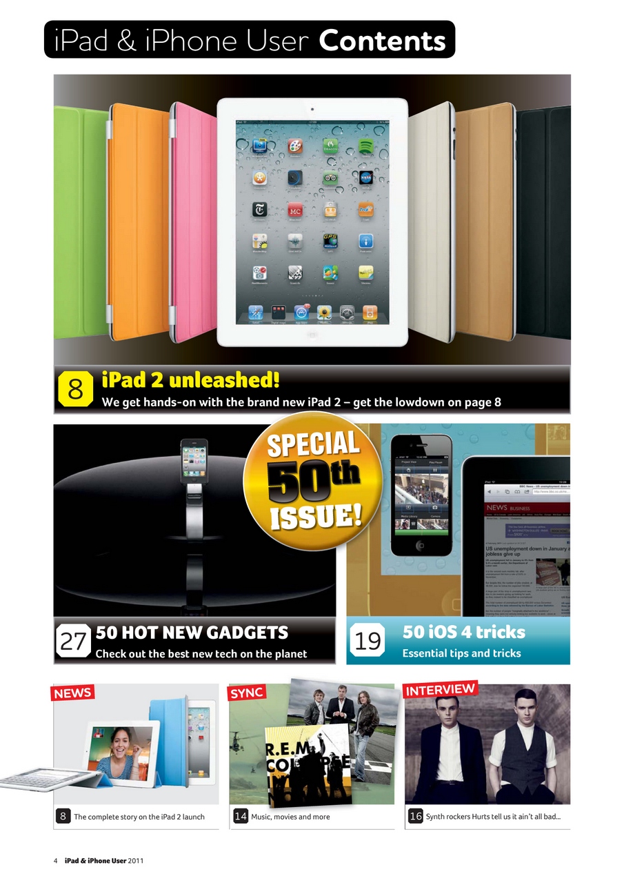 iPad and iPhone User Preview Pages