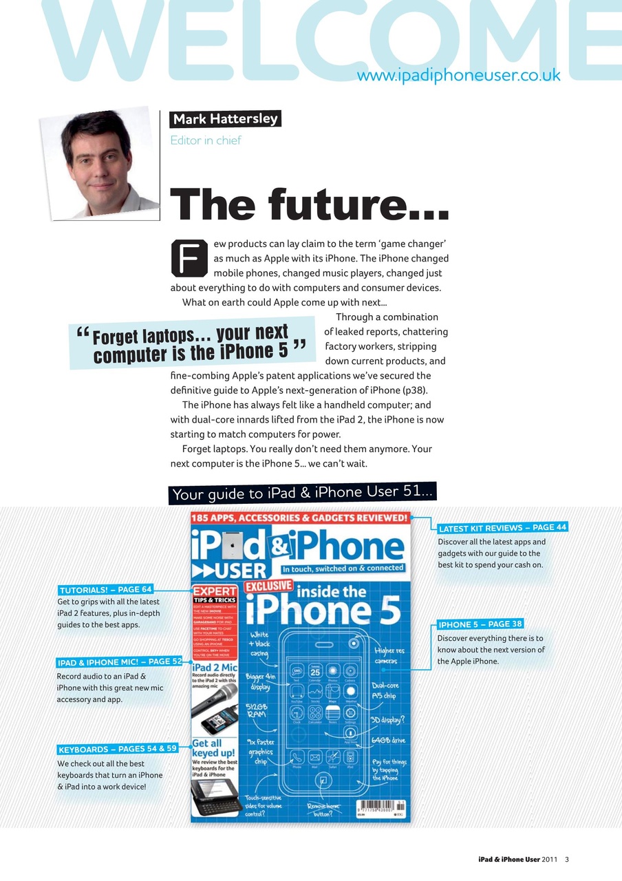 iPad and iPhone User Preview Pages