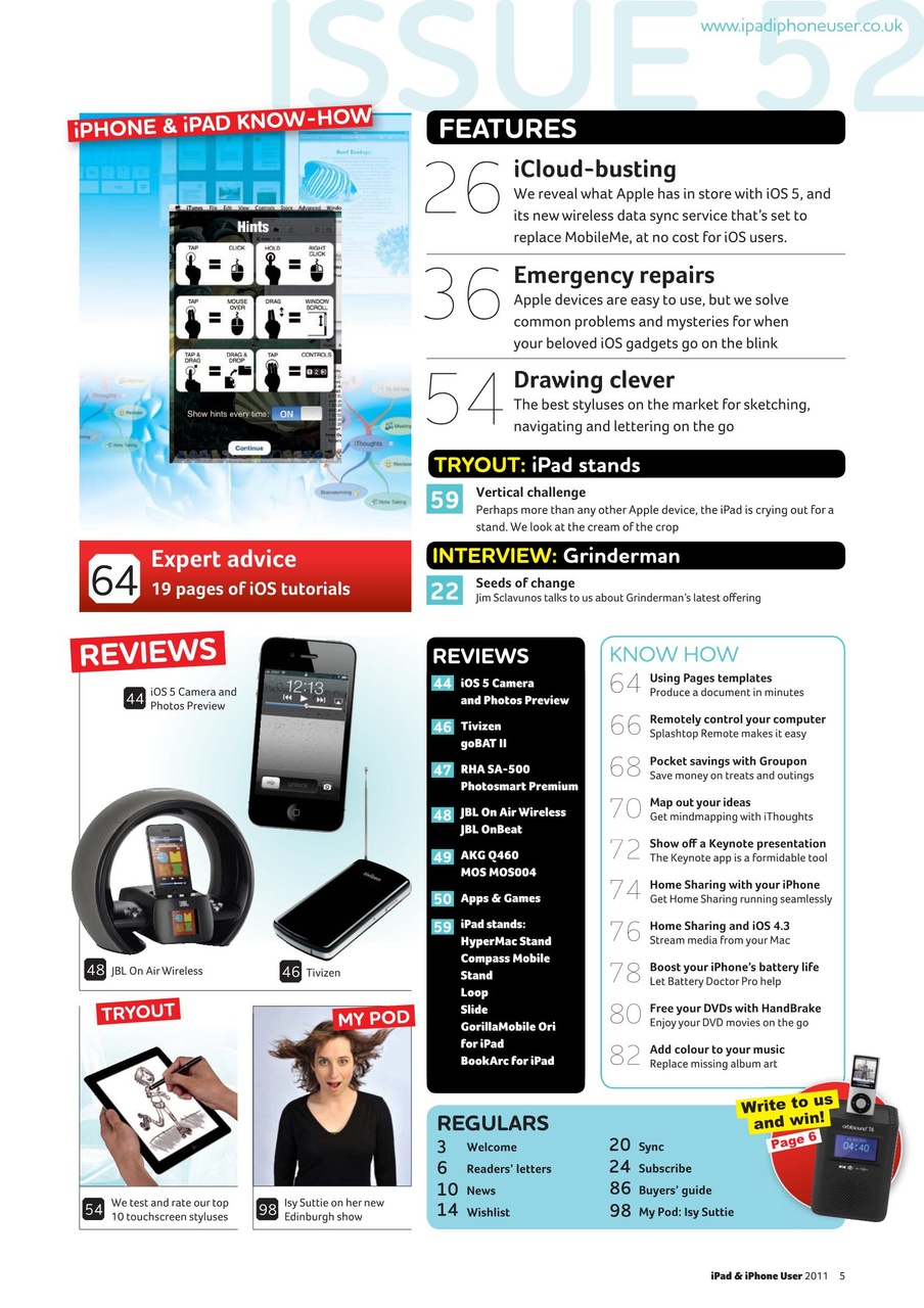 iPad and iPhone User Preview Pages