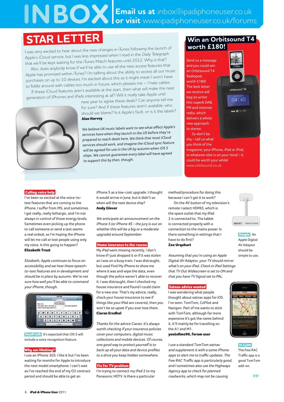 iPad and iPhone User Preview Pages