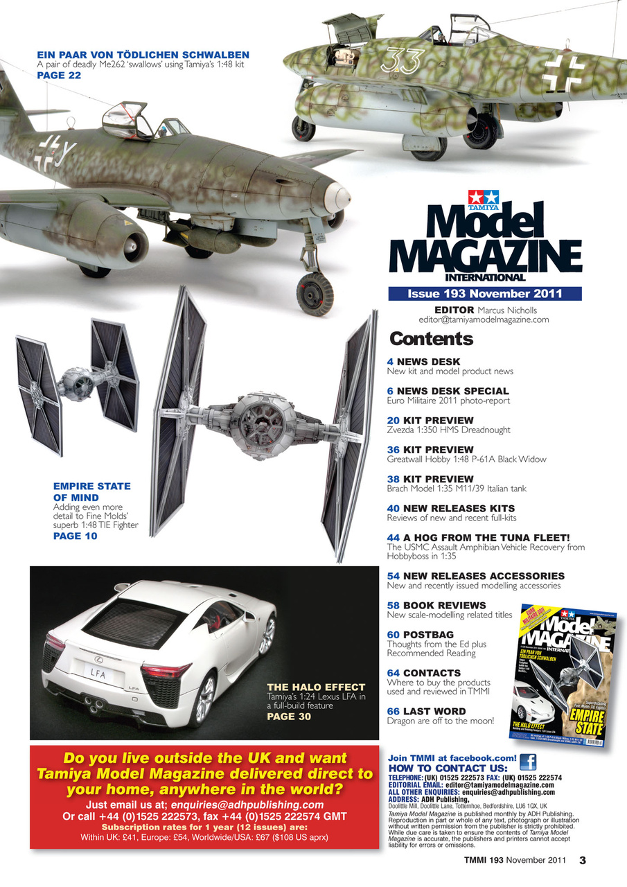 Tamiya Model Magazine Preview Pages