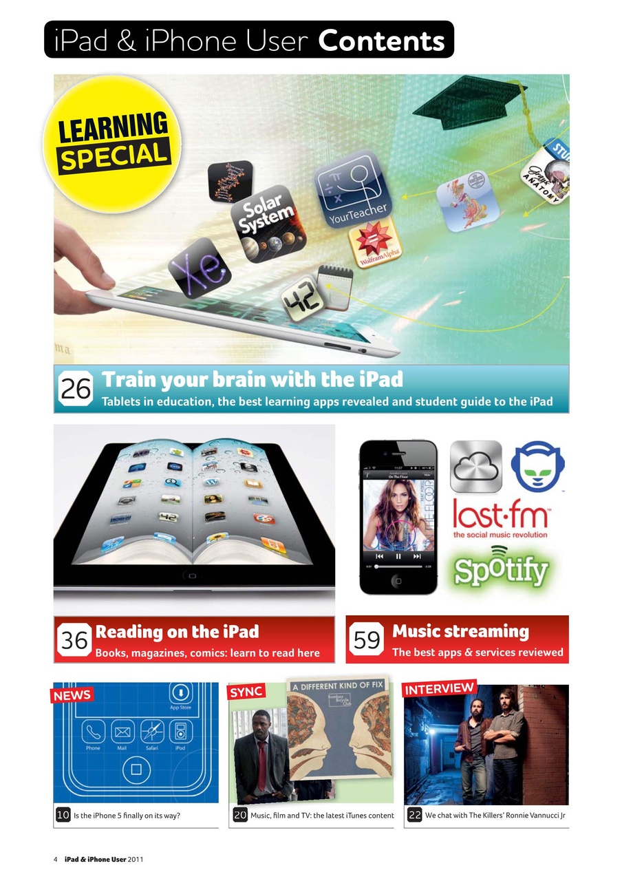 iPad and iPhone User Preview Pages