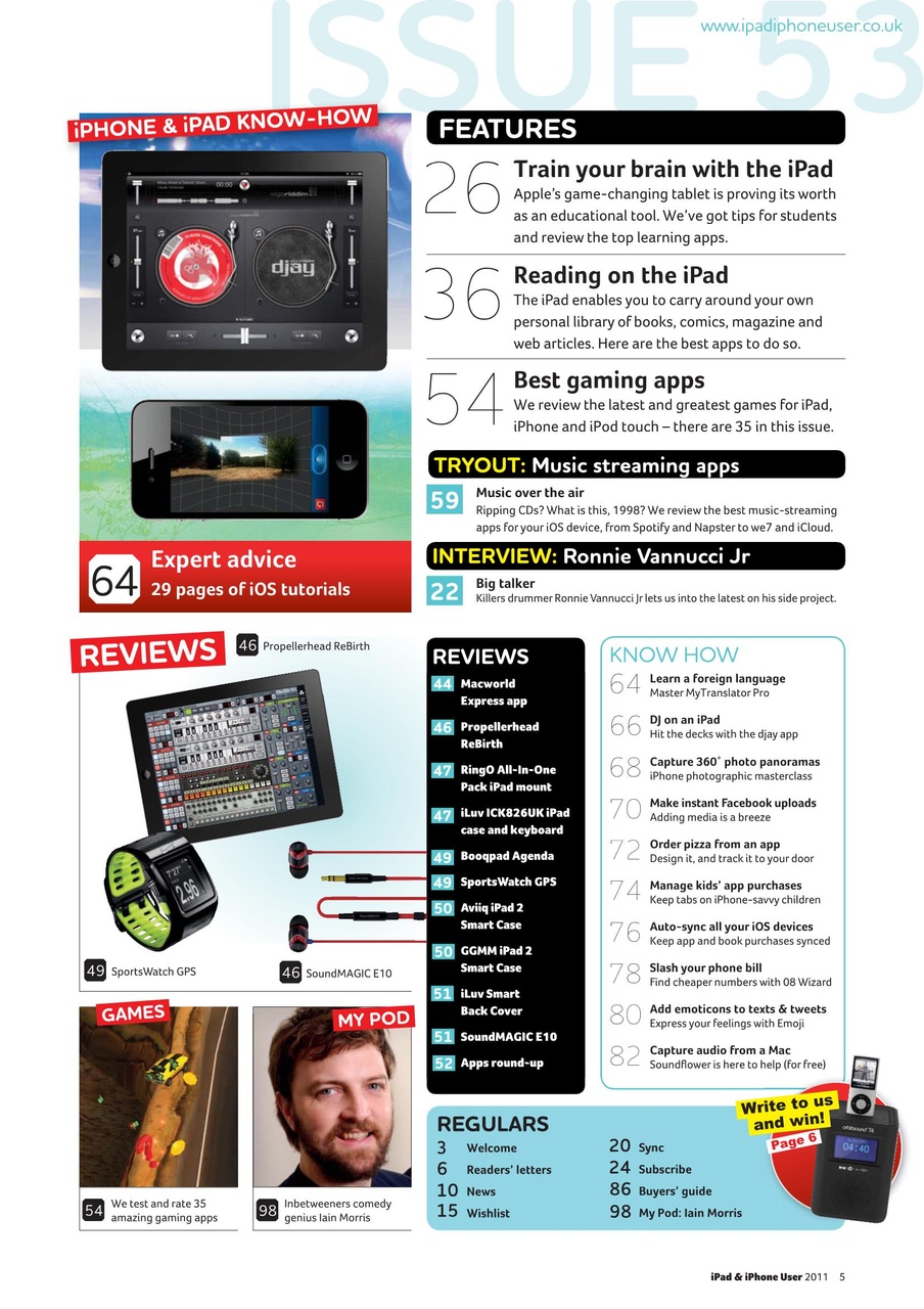 iPad and iPhone User Preview Pages