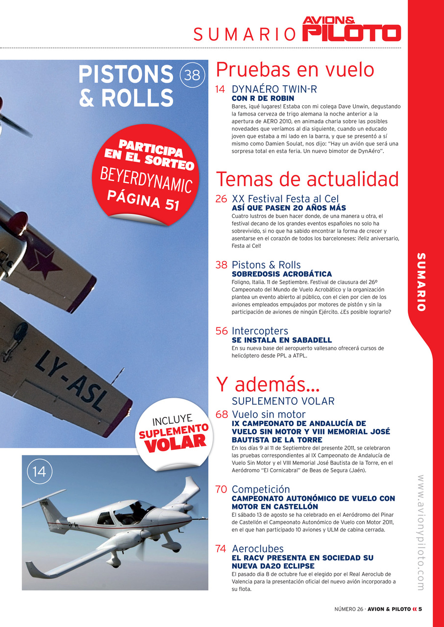 Revista Avion & Piloto Preview Pages